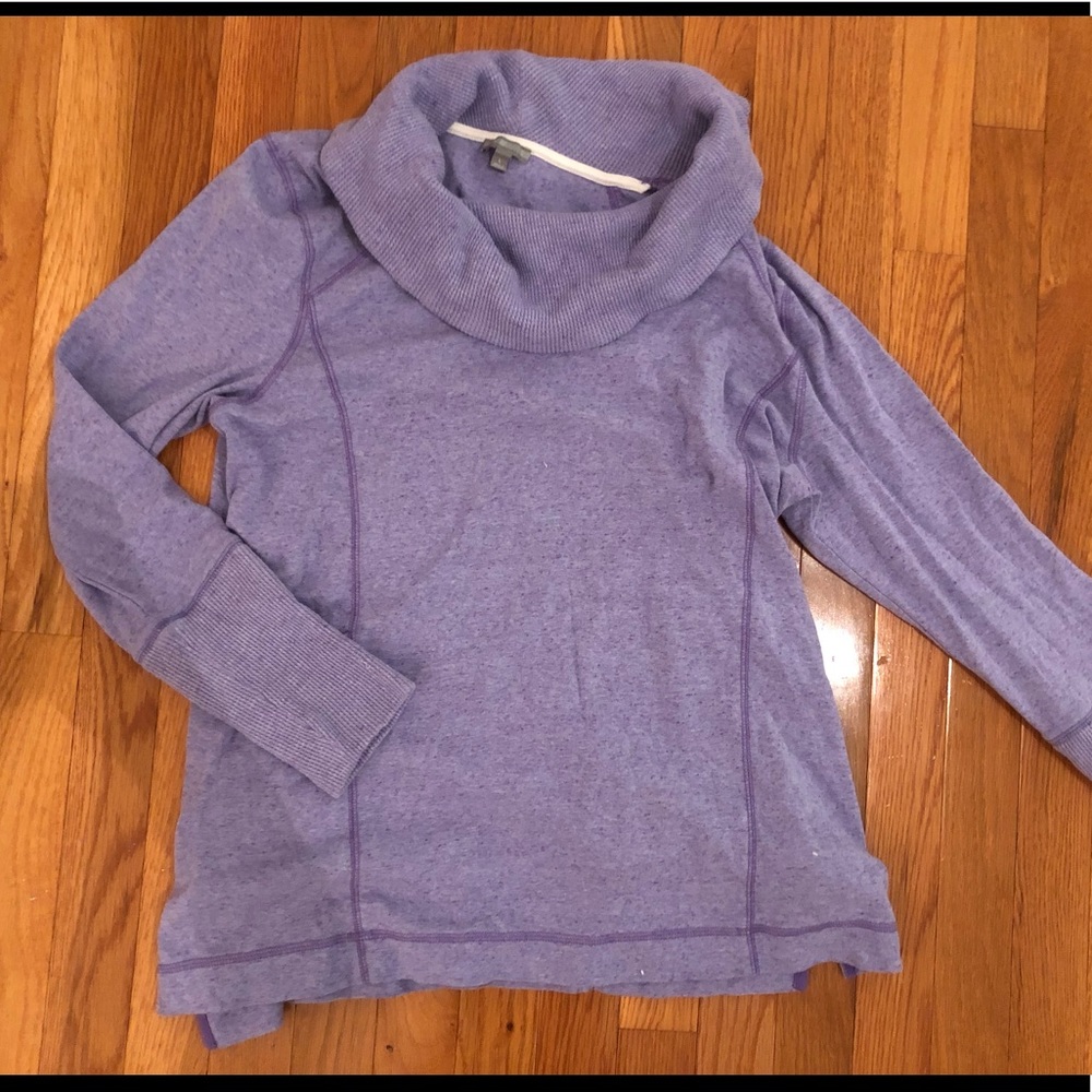Cowl neck athletic top